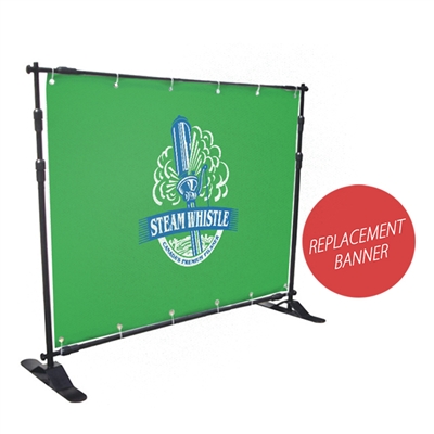 8' x 5' Replacement Vinyl Print For Telescopic Step & Repeat Banner Stand