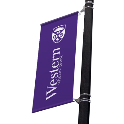 Replacement Street Pole/ Wall Mount Banner 30" with 30" x 36"