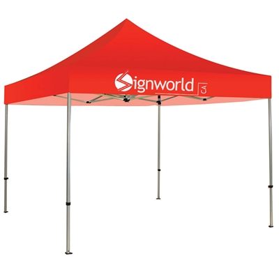 Outdoor Canopy Tent With Logo Print - Red