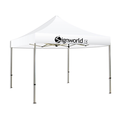 Outdoor Canopy Tent With Logo Print - White