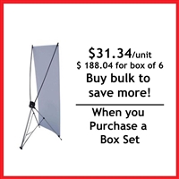 Large X Banner Stand 48" x 78"