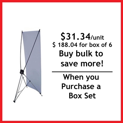 Large X Banner Stand 48" x 78"