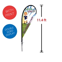 Medium Double-Sided Tear Drop Flag Kit