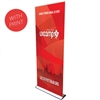 HD Retractable Banner Stand 24" with Vinyl Print