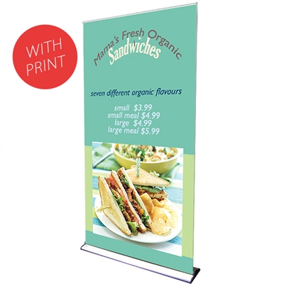HD Retractable Banner Stand 48" with Vinyl Print