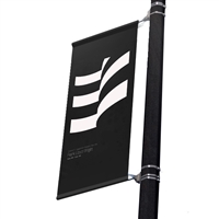 Street Pole Banner Brackets 18" - Hardware Only