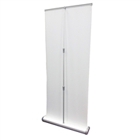 Premium Retractable Roll Up Banner Stand 33" - Stand Only