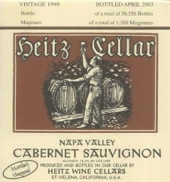 1999 Heitz Cellar Martha`s Vineyard Cabernet Sauvignon 750 ml