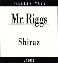 2004 Mr. Riggs McLaren Vale Shiraz, Australia 750 ml