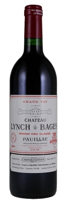 1989 Chateau Lynch Bages Grand Cru 750ml