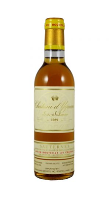 1989 Chateau d'Yquem Lur-Saluces Sauternes 375 ml