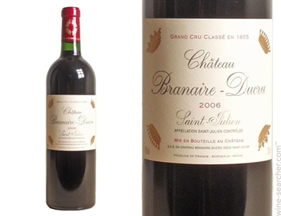 2006 Chateau Branaire-Ducru, Saint Julien, France 750 ml