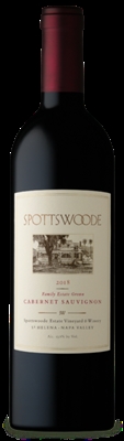 2018 Spottswoode Family Estate Grown Cabernet Sauvignon 750ml