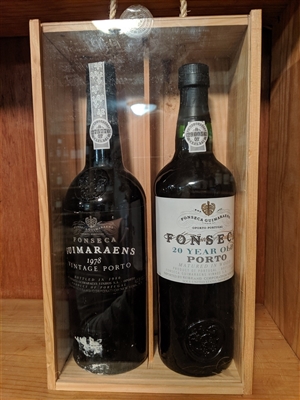 Fonseca Guimaraens 1978 Vintage Porto (Bottled in 1980) & 20 Year Old Porto, 750ml each