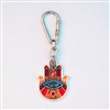 Decorated Hamsa Key Ring by Ester Shahaf