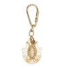 White Hamsa Key Ring by Ester Shahaf