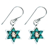 Hamsa Star of David Earrings by Ester Shahaf