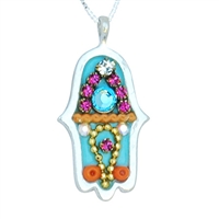 Hamsa Necklace by Ester Shahaf