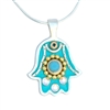 Hamsa Necklace by Ester Shahaf