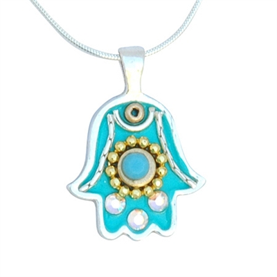 Hamsa Necklace by Ester Shahaf