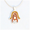 Hamsa Necklace by Ester Shahaf