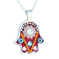 Small Hamsa Necklace by Ester Shahaf