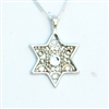 Silver Star of David Necklace