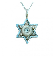 Shiny Star of David Necklace - Small by Ester Shahaf