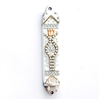 White Mezuzah Case by Ester Shahaf