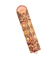 Royal Triangle Mezuzah Case by Ester Shahaf