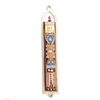 Purple Oriental Mezuzah Case by Ester Shahaf