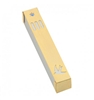 Dove Mezuzah Case - Gold & White by Ester Shahaf