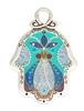 Blue Hamsa Hand by Ester Shahaf