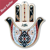 Doves Hamsa Hand by Ester Shahaf