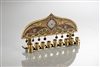 Brown Hanukkah Menorah by Ester Shahaf