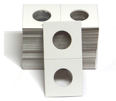 Pack of 100 - 2x2 Cardboard Coin Holder - Quarter