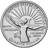 2022 - D Maya Angelou, American Women Quarter Series 40 Coin Roll