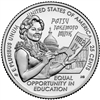 2024 - P and D Patsy Takemoto Mink, American Women Quarter Series 2 Coin