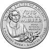 2022 - P and D Nina Otero-Warren, American Women Quarter Series 2 Coin