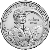 2022 - P and D Dr. Sally Ride, American Women Quarter Series 2 Coin