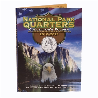 National Park Quarters 2010 - 2021 P and D - Full Color 4 Panel Folder