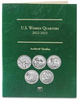 2022 P, D - 2023 P, D Women Quarter 20 Coin Set in Littleton Green Folder LCF63