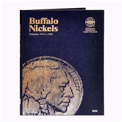 Whitman Folder #9008 - Buffalo Nickel 1913 - 1938