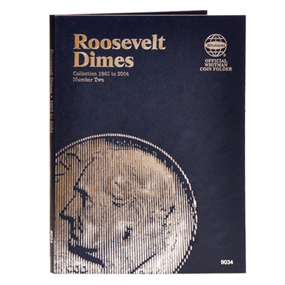 Whitman Folder #9034 - Roosevelt Dime 1965-2004 #2