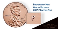 2017 - P Lincoln Shield Cent 50 Roll Bank Box - SPECIAL MINT MARK ISSUE!