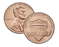2022 - S Proof Lincoln Shield Cent - Ultra Cameo