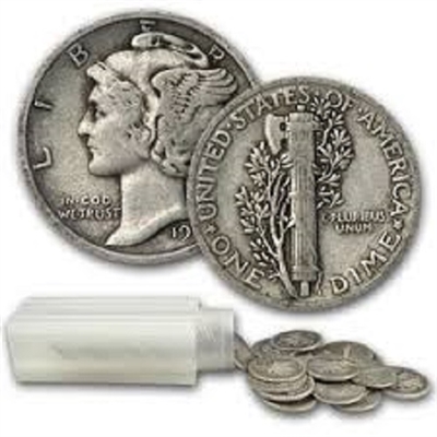 Average Circulated Mercury Dime Single Coin - Date Our Choice