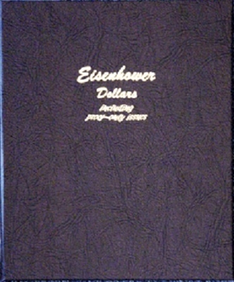 Dansco Deluxe Eisenhower Dollar P,D&S Album #8176