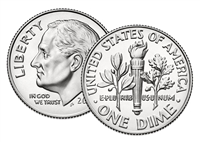 2018 D Roosevelt Dime 50-Coin Roll