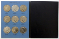 1971-1999 P, D, S 24 Coin Eisenhower and Susan B. Anthony Dollar Uncirculated Set